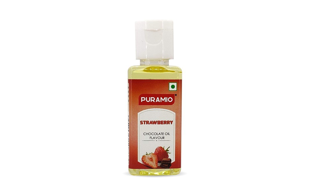 Puramio Strawberry Chocolate Oil Flavour   Plastic Bottle  50 millilitre